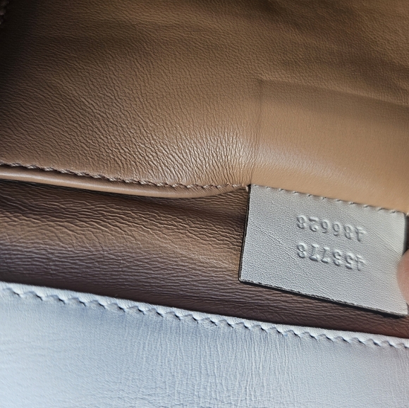 Gucci Bee Nappa Pearl Studded Mini Queen Margaret Broadway Shoulder Bag - Picture 12 of 16